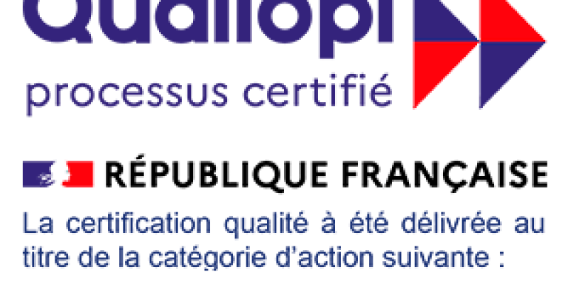 certificat qualiopi qui garantie la qualité de suivi et contrôle d'un of